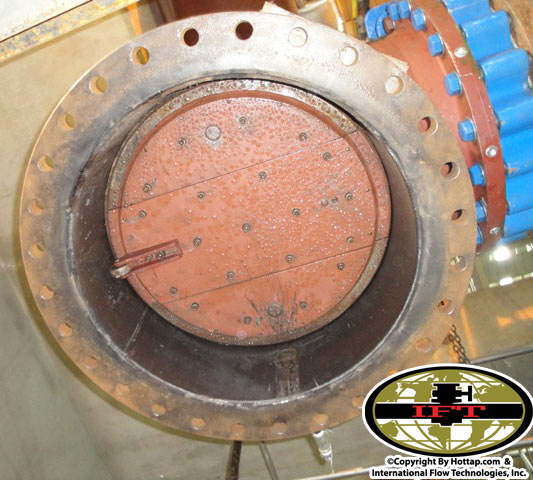 Inside view of a linestop pivot head in place on a 30inch linestop Lynchburg Tennessee