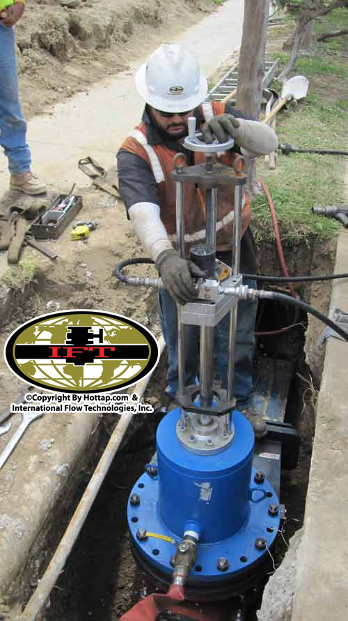 12inch Team Occlude Insert Valve install by IFT