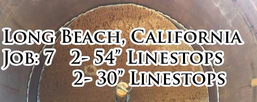 California Job 7 Dual 30 and 54 inch Linestops